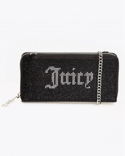 JUICY MIA LARGE ZIP WALLET WITH METAL CHAIN - BEJ1M7785WPO000 JUICY MIA LARGE ZIP WALLET WITH METAL CHAIN - BEJ1M7785WPO000