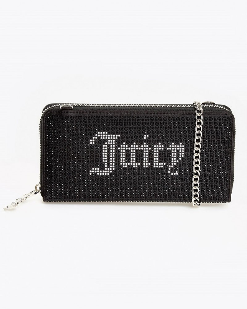 JUICY MIA LARGE ZIP WALLET WITH METAL CHAIN - BEJ1M7785WPO000 JUICY MIA LARGE ZIP WALLET WITH METAL CHAIN - BEJ1M7785WPO000