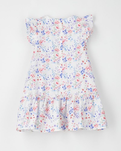 IDO WOVEN DRESS WITH SLEEVES - 4.G501/G0