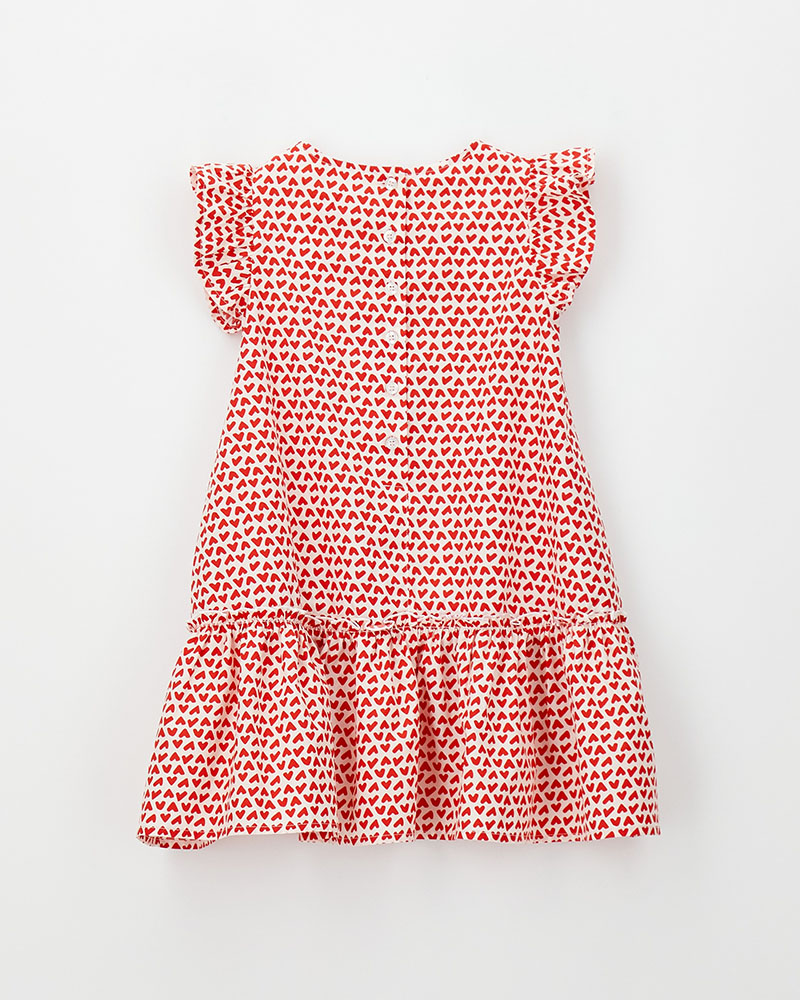 IDO WOVEN DRESS WITH SLEEVES - 4.G501/G1