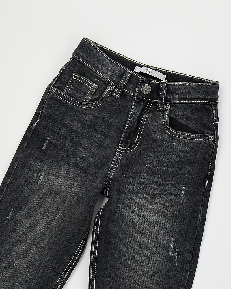 IDO LONG DENIM TROUSERS - 4.H280/00