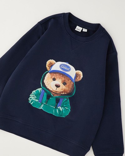 IDO CLOSED SWEATER WITH OR WITHOUT HOOD - 4.H236/00