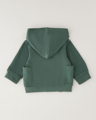 IDO OPEN LONG SLEEVE SWEATER WITH ZIP OR BUTTONS - 4.H049/00