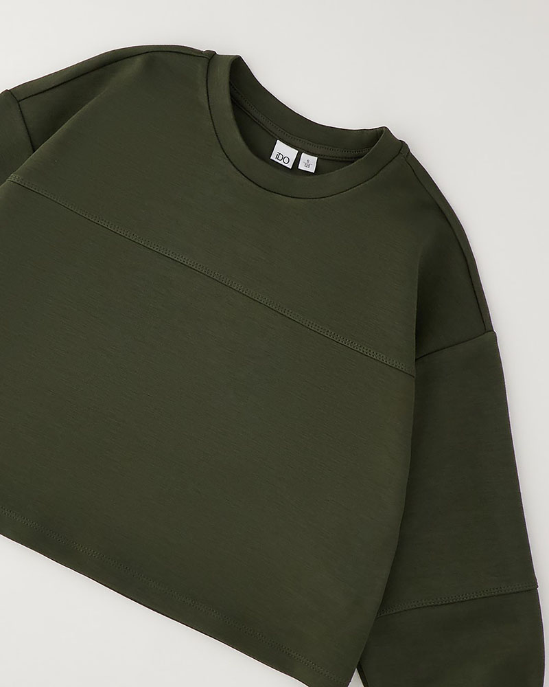 IDO CLOSED SWEATER WITH OR WITHOUT HOOD - 4.H719/00