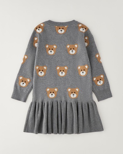 IDO KNITTED DRESS WITH SLEEVES - 4.H346/00 IDO KNITTED DRESS WITH SLEEVES - 4.H346/00