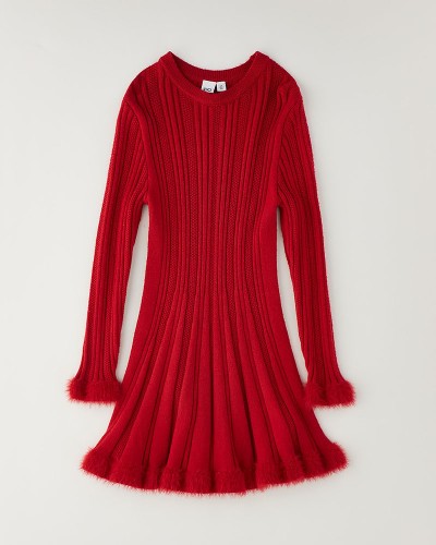 IDO KNITTED DRESS WITH SLEEVES - 4.H348/00
