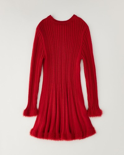 IDO KNITTED DRESS WITH SLEEVES - 4.H348/00