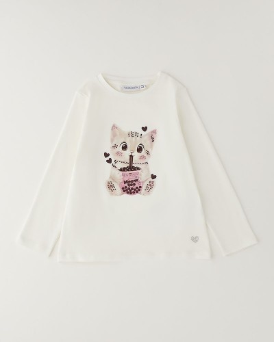 SARABANDA LONG SLEEVE ROUND-NECK - 0.H310/00