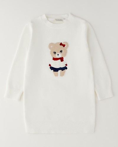 SARABANDA KNITTED DRESS WITH SLEEVES - 0.H352/00
