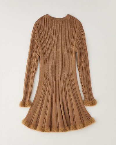 IDO KNITTED DRESS WITH SLEEVES - 4.H348/00