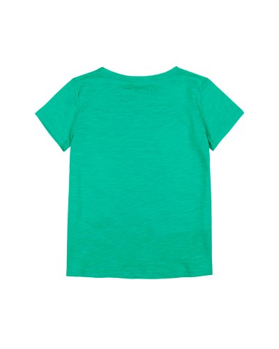 BOBOLI Knit t-Shirt flame for girl - 417125