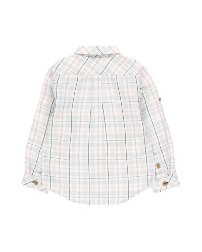 BOBOLI Linen shirt long sleeves for boy - 739021