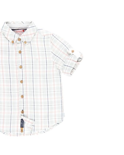 BOBOLI Linen shirt long sleeves for boy - 739021