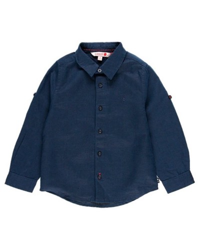 BOBOLI Linen shirt long sleeves for boy - 739009 BOBOLI Linen shirt long sleeves for boy - 739009
