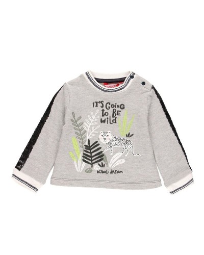 BOBOLI Fleece sweatshirt for baby - 211004