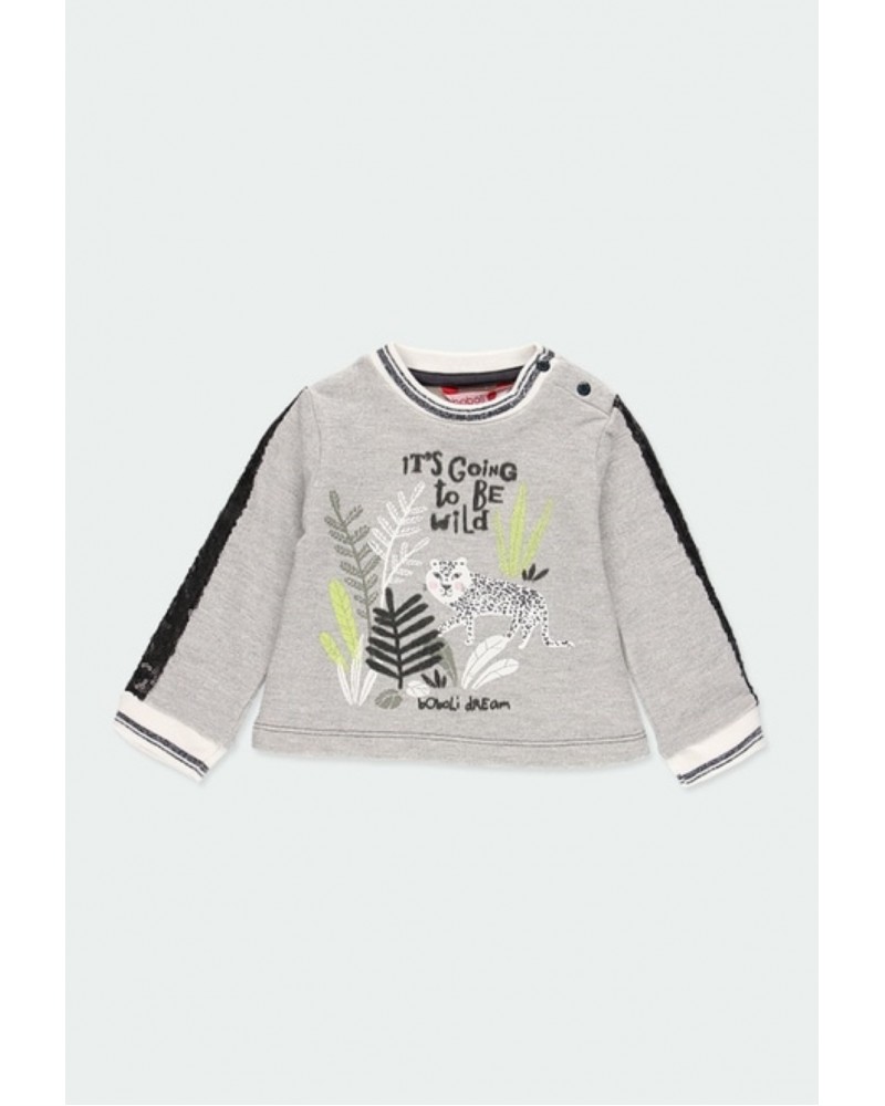 BOBOLI Fleece sweatshirt for baby - 211004