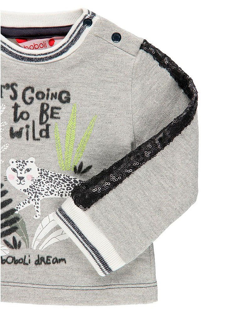 BOBOLI Fleece sweatshirt for baby - 211004 BOBOLI Fleece sweatshirt for baby - 211004