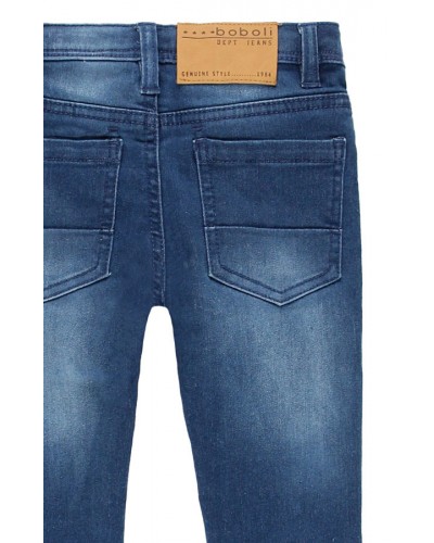 BOBOLI Denim stretch trousers for boy - 590048