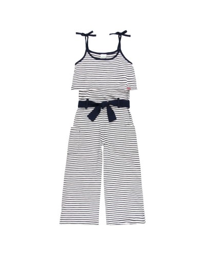 BOBOLI Knit jumpsuit flame striped for girl - 452146