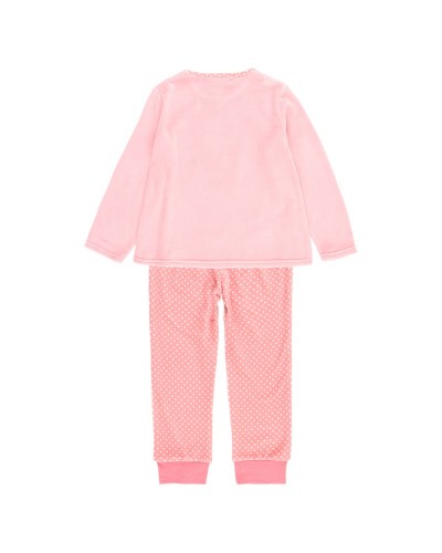 BOBOLI Velour pyjamas polka dot for girl - 923060