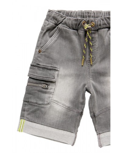 BOBOLI Knit denim bermuda shorts for boy - 514088