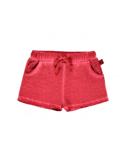 BOBOLI Knit bermuda shorts flame for girl - 404143