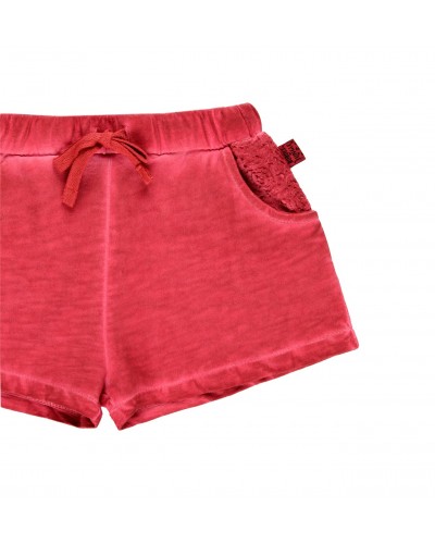 BOBOLI Knit bermuda shorts flame for girl - 404143