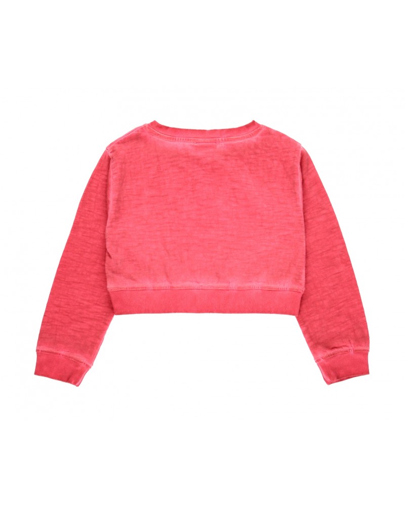 BOBOLI Knit t-Shirt flame for girl - 404165