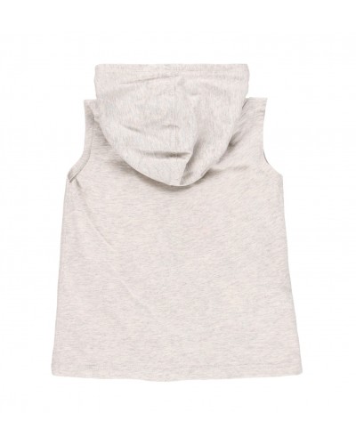 BOBOLI Knit hooded t-Shirt for girl - 424167