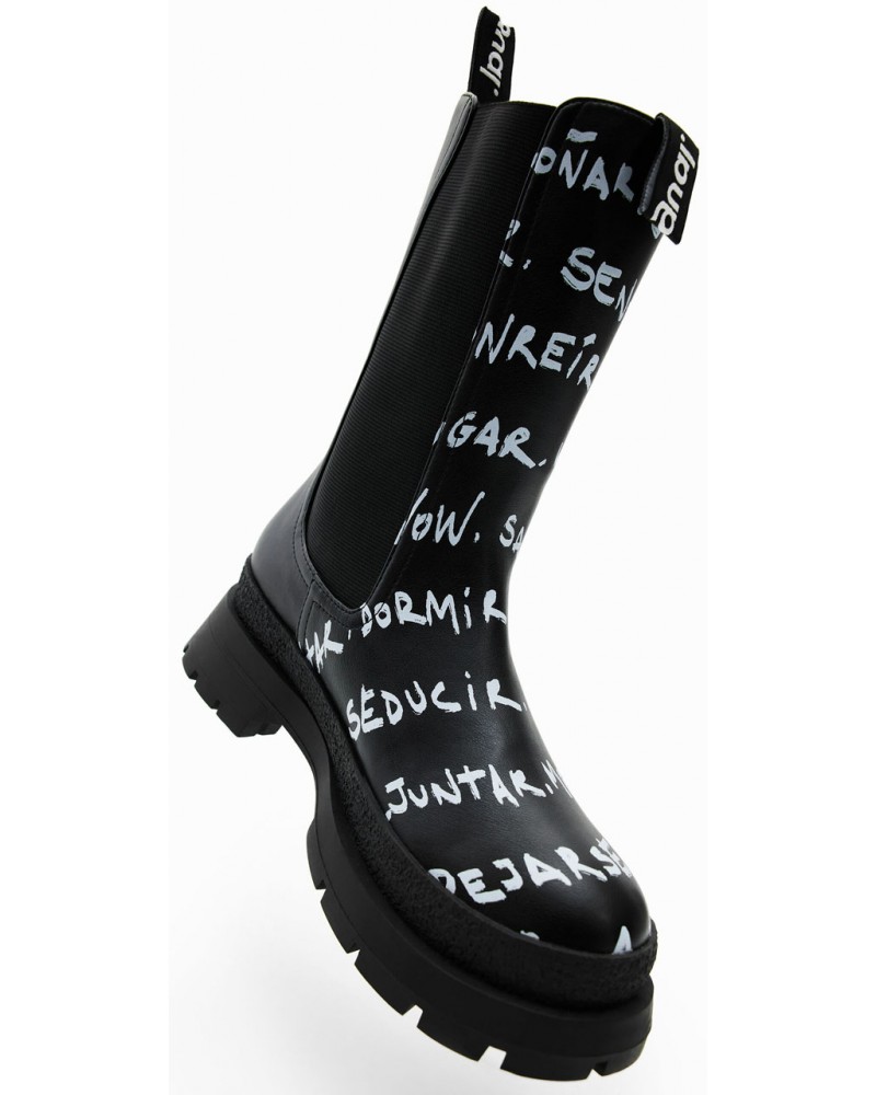 DESIGUAL SHOES_CHELSEA HIGH_LETTERING ΠΑΠΟΥΤΣΙ ΓΥΝΑΙΚΕΙΟ - DS0SH22WSTP030000000