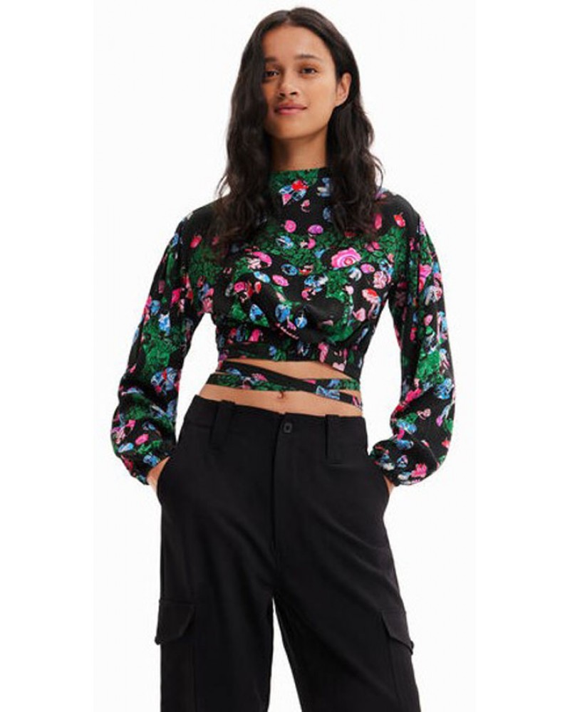 DESIGUAL BLUS_GARDEN ΜΠΛΟΥΖΑ ΓΥΝΑΙΚΕΙΟ - DS0AP22WWBW090000000