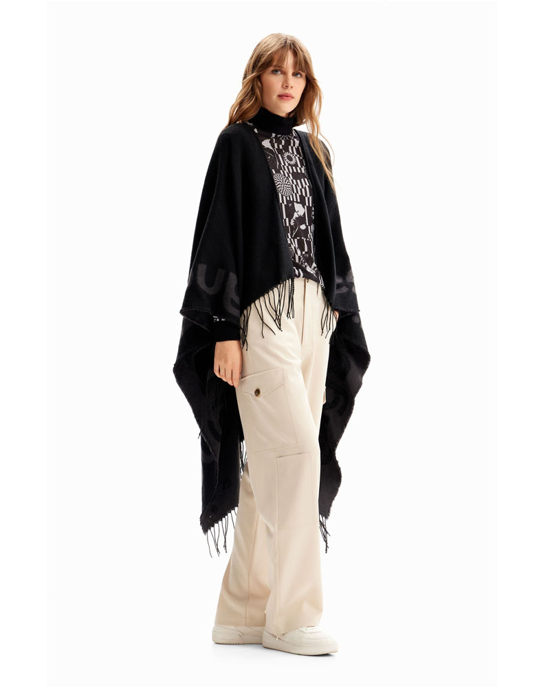 DESIGUAL D2 PONCHO_LOGO PARIS ΑΞΕΣΟΥΑΡ ΓΥΝΑΙΚΕΙΟ - DS0AC23WAIA140000000 DESIGUAL D2 PONCHO_LOGO PARIS ΑΞΕΣΟΥΑΡ ΓΥΝΑΙΚΕΙΟ - DS0AC23WAIA140000000