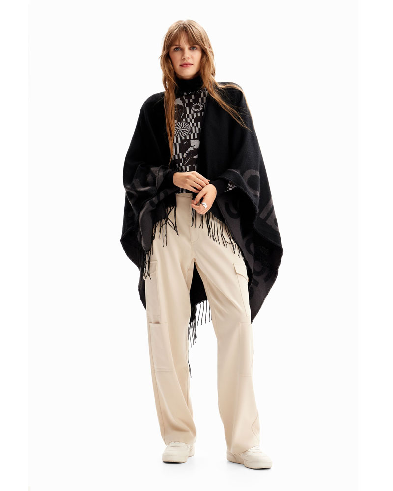 DESIGUAL D2 PONCHO_LOGO PARIS ΑΞΕΣΟΥΑΡ ΓΥΝΑΙΚΕΙΟ - DS0AC23WAIA140000000 DESIGUAL D2 PONCHO_LOGO PARIS ΑΞΕΣΟΥΑΡ ΓΥΝΑΙΚΕΙΟ - DS0AC23WAIA140000000