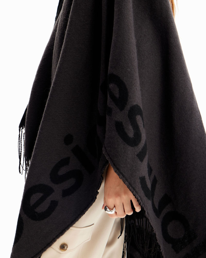 DESIGUAL D2 PONCHO_LOGO PARIS ΑΞΕΣΟΥΑΡ ΓΥΝΑΙΚΕΙΟ - DS0AC23WAIA140000000 DESIGUAL D2 PONCHO_LOGO PARIS ΑΞΕΣΟΥΑΡ ΓΥΝΑΙΚΕΙΟ - DS0AC23WAIA140000000