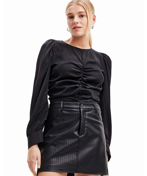 DESIGUAL D2 BLUS_SINGAPUR ΜΠΛΟΥΖΑ ΓΥΝΑΙΚΕΙΟ - DS0AP23WWBW320000000
