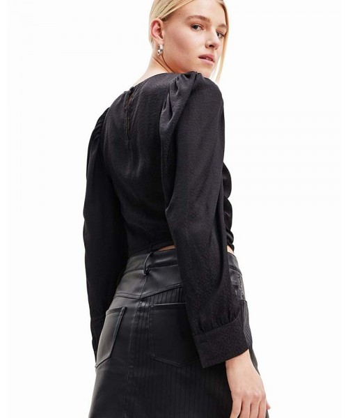DESIGUAL D2 BLUS_SINGAPUR ΜΠΛΟΥΖΑ ΓΥΝΑΙΚΕΙΟ - DS0AP23WWBW320000000