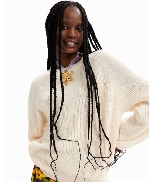 DESIGUAL D2 PULLOVER_SENA ΠΛΕΚΤΟ ΓΥΝΑΙΚΕΙΟ - DS0AP23WWJF140000000