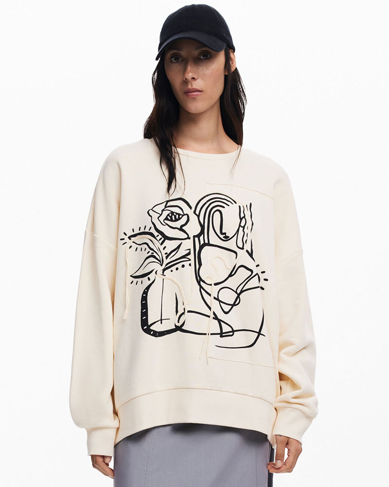DESIGUAL D2 SW_PATCH ΦΟΥΤΕΡ WOMAN - DS0AP24WWSK060000000 DESIGUAL D2 SW_PATCH ΦΟΥΤΕΡ WOMAN - DS0AP24WWSK060000000