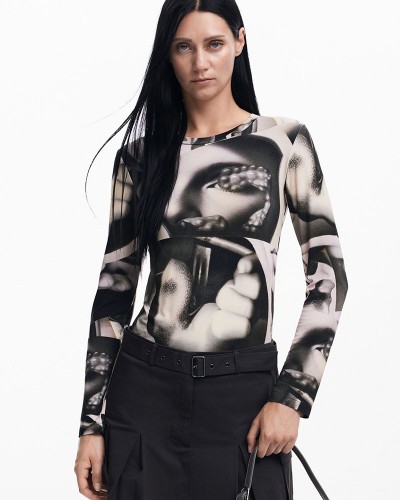 DESIGUAL D3 TS_SURREALISMO ΜΠΛΟΥΖΑ WOMAN - DS0AP24WWTK490000000 DESIGUAL D3 TS_SURREALISMO ΜΠΛΟΥΖΑ WOMAN - DS0AP24WWTK490000000