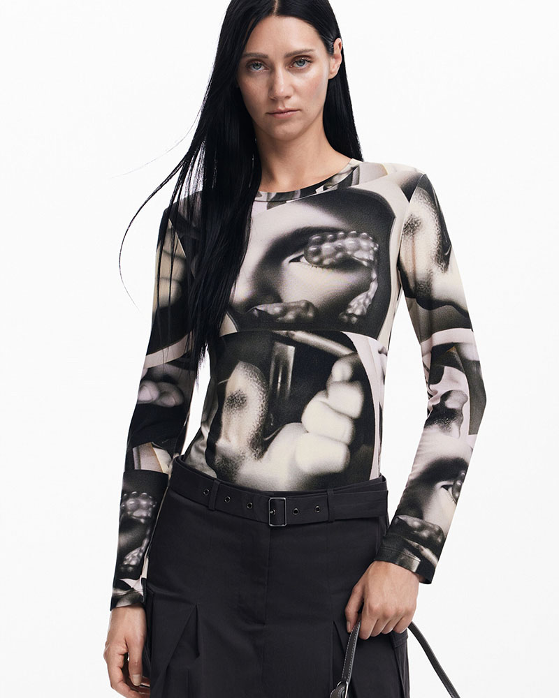 DESIGUAL D3 TS_SURREALISMO ΜΠΛΟΥΖΑ WOMAN - DS0AP24WWTK490000000 DESIGUAL D3 TS_SURREALISMO ΜΠΛΟΥΖΑ WOMAN - DS0AP24WWTK490000000