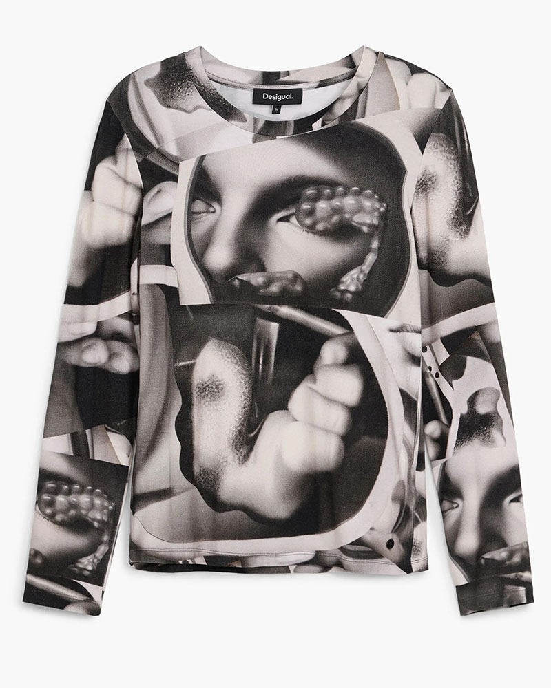 DESIGUAL D3 TS_SURREALISMO ΜΠΛΟΥΖΑ WOMAN - DS0AP24WWTK490000000 DESIGUAL D3 TS_SURREALISMO ΜΠΛΟΥΖΑ WOMAN - DS0AP24WWTK490000000