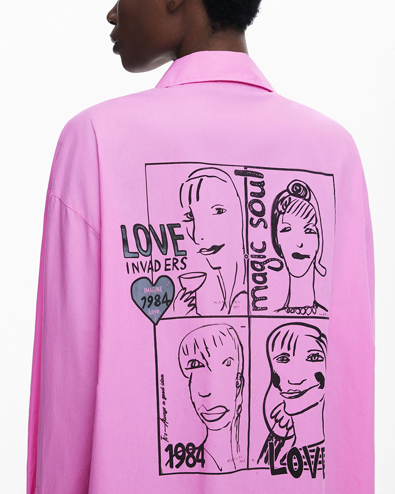 DESIGUAL CAM_GIRLS ΠΟΥΚΑΜΙΣΟ ΓΥΝΑΙΚΕΙΟ - DS0AP25WWCW160000000