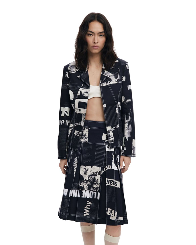 DESIGUAL FAL_NEWSPP ΦΟΥΣΤΑ ΓΥΝΑΙΚΕΙΟ - DS0AP25WWFW110000000