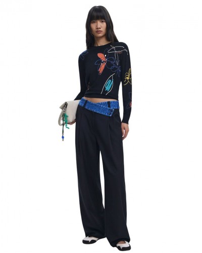 DESIGUAL PANT_DENIMWAIST ΠΑΝΤΕΛΟΝΙ ΓΥΝΑΙΚΕΙΟ - DS0AP25WWPW030000000