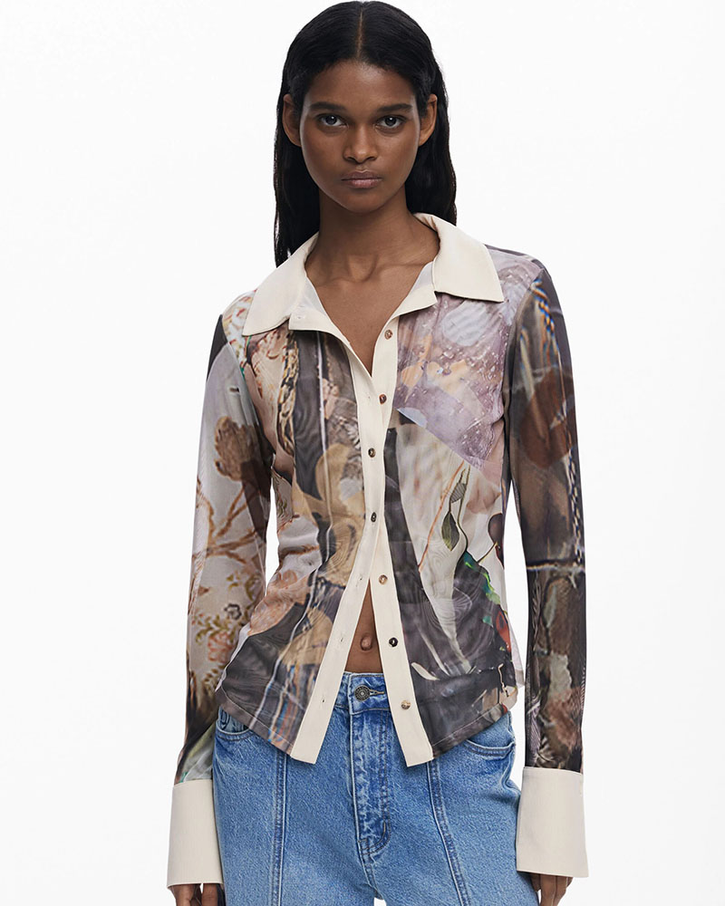 DESIGUAL TS_EYRE ΜΠΛΟΥΖΑ ΓΥΝΑΙΚΕΙΟ - DS0AP25WWTK260000000