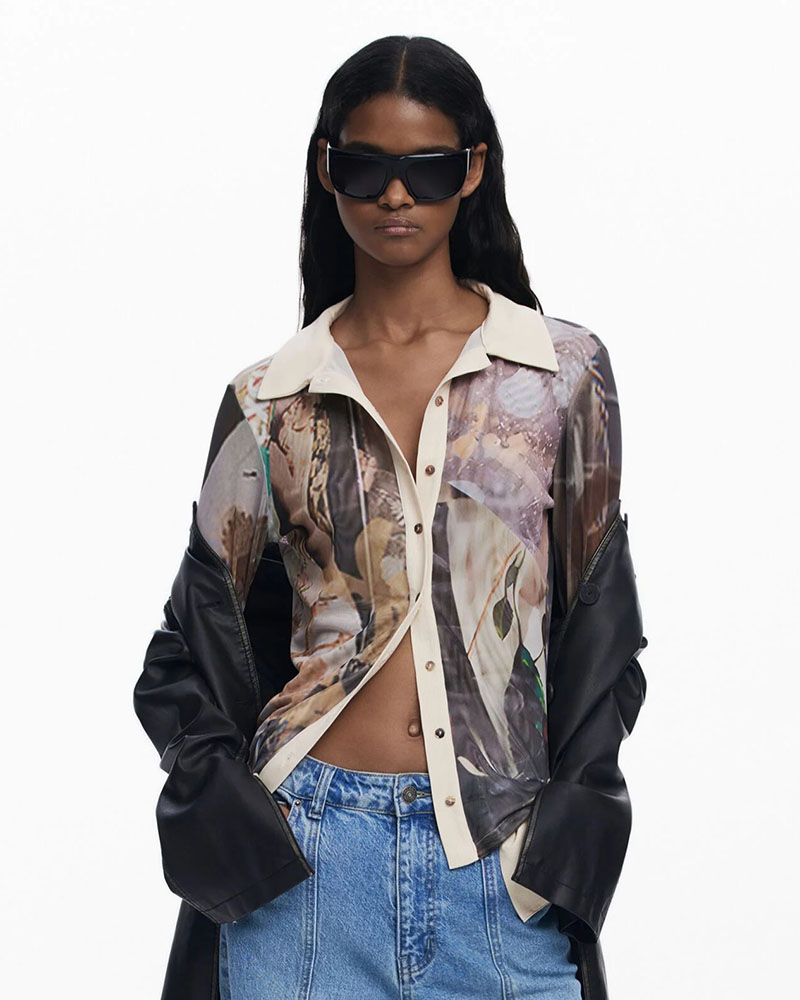 DESIGUAL TS_EYRE ΜΠΛΟΥΖΑ ΓΥΝΑΙΚΕΙΟ - DS0AP25WWTK260000000