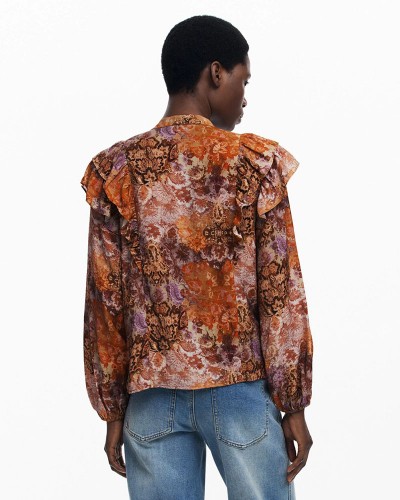 DESIGUAL BLUS_ROMANTICA ΜΠΛΟΥΖΑ ΓΥΝΑΙΚΕΙΟ - DS0AP25WWBW080000000