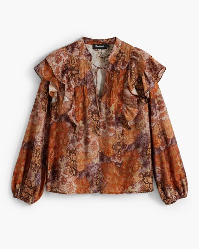 DESIGUAL BLUS_ROMANTICA ΜΠΛΟΥΖΑ ΓΥΝΑΙΚΕΙΟ - DS0AP25WWBW080000000