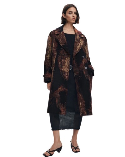DESIGUAL COAT_BRUSHED_LAC ΠΑΛΤΟ ΓΥΝΑΙΚΕΙΟ - DS0AP25WWEW050000000