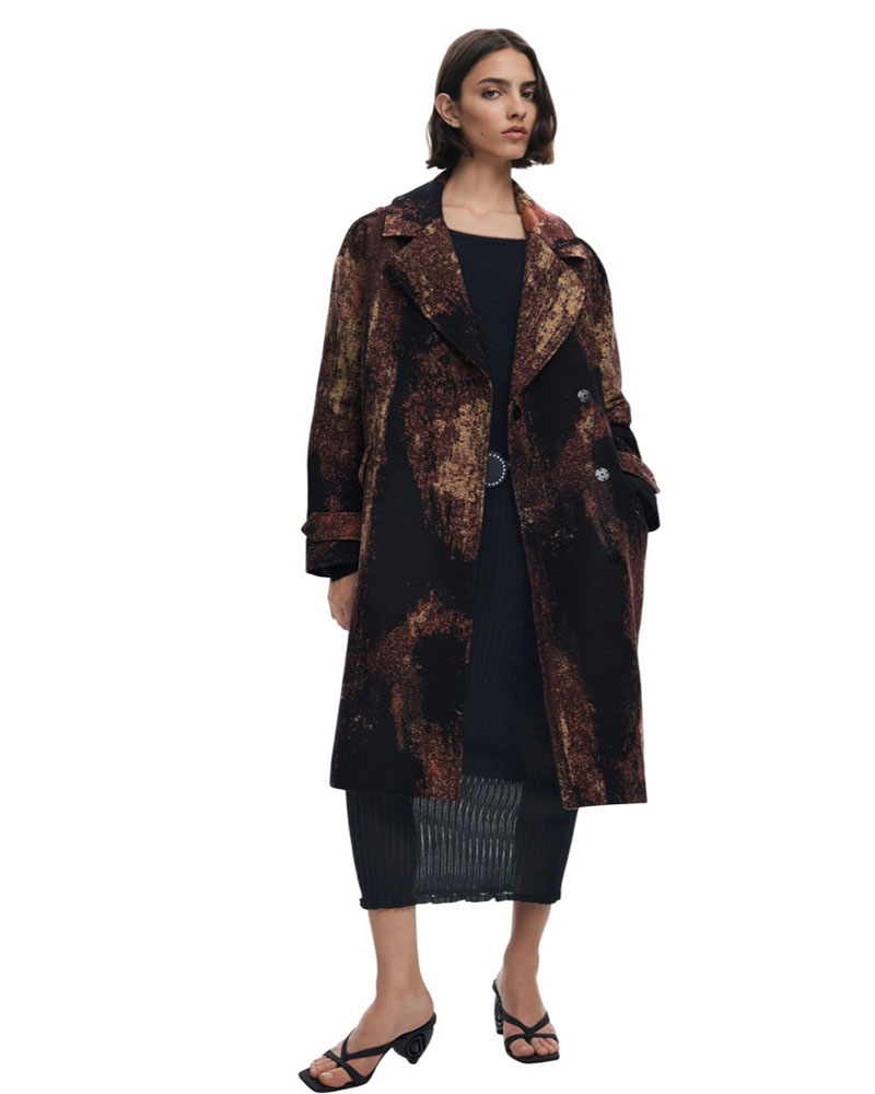 DESIGUAL COAT_BRUSHED_LAC ΠΑΛΤΟ ΓΥΝΑΙΚΕΙΟ - DS0AP25WWEW050000000
